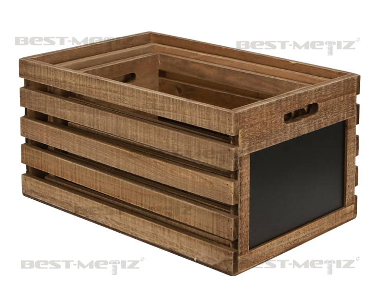 деревянный ящик декорированный