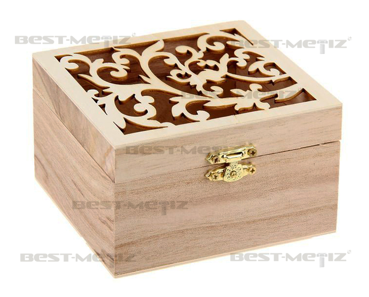 подарочный деревянный ящик с крючком