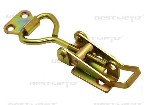 Замок регулируемый L=100-115, желтый цинк