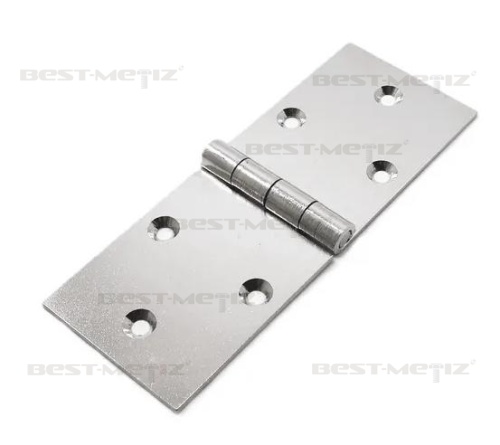 Петля прямоугольная, 130х50 мм, нержавеющая сталь  от магазина "Крепёж и метизы"