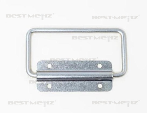 Ручка откидная облегченна 100х65 мм, оцинкованная сталь  от магазина "Крепёж и метизы"