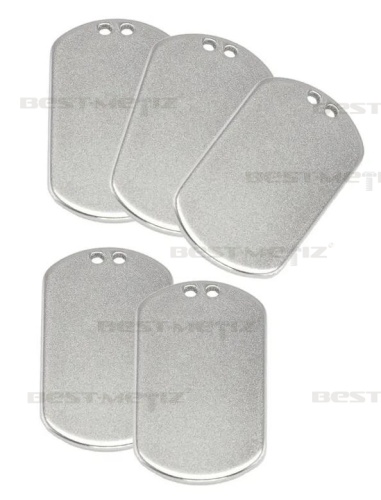 Жетон 50x28 мм c 2 отверстиями, нержавеющая сталь  от магазина "Крепёж и метизы" фото 3