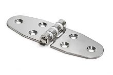 Петля накладная бесшумная 120х40 мм, нержавеющая сталь  от магазина "Крепёж и метизы"