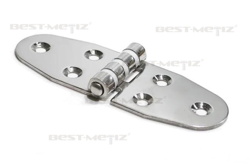 Петля накладная бесшумная 120х40 мм, нержавеющая сталь  от магазина "Крепёж и метизы"