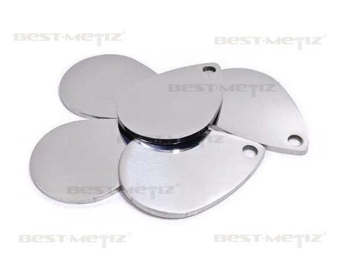 Капля 25x35 мм, с 1 отверстием, нержавеющая сталь  от магазина "Крепёж и метизы" фото 3