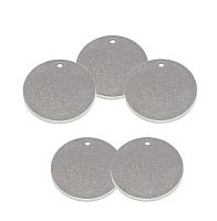 Круг D25 мм c 1 отверстием, нержавеющая сталь  от магазина "Крепёж и метизы"