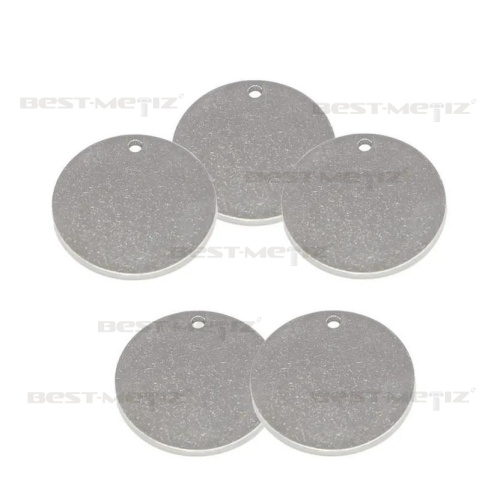 Круг D25 мм c 1 отверстием, нержавеющая сталь  от магазина "Крепёж и метизы"