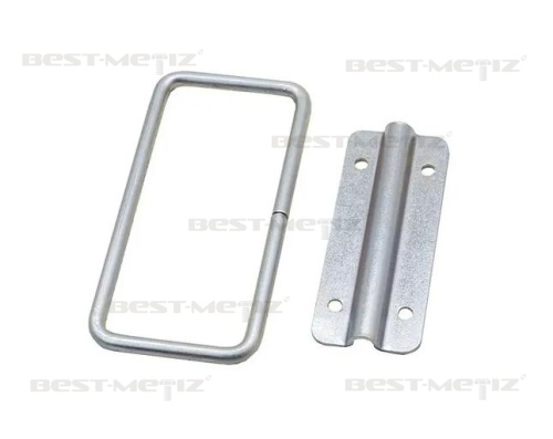 Ручка откидная облегченна 100х65 мм, оцинкованная сталь  от магазина "Крепёж и метизы" фото 4