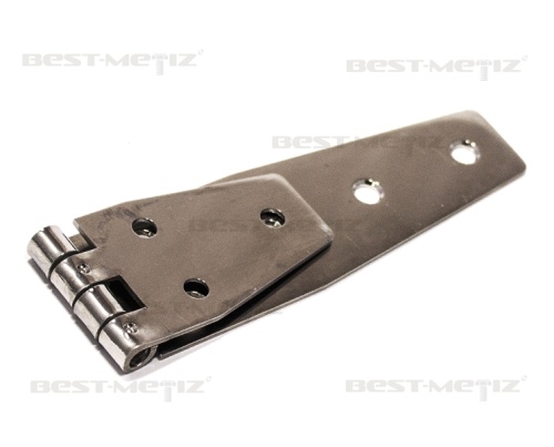 Петля накладная трапецивидная, нержавеющая сталь 180х38х2 мм  от магазина "Крепёж и метизы" фото 2