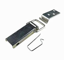 Замок накидной для ящиков L -119, оцинкованная сталь 