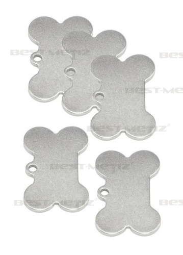 Косточка 38x25мм, с 1 отверстием, нержавеющая сталь  от магазина "Крепёж и метизы" фото 4