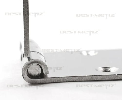 Петля прямоугольная, 130х50 мм, нержавеющая сталь  от магазина "Крепёж и метизы" фото 5