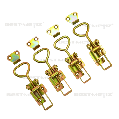 Замок регулируемый L=100-115, желтый цинк фото 4