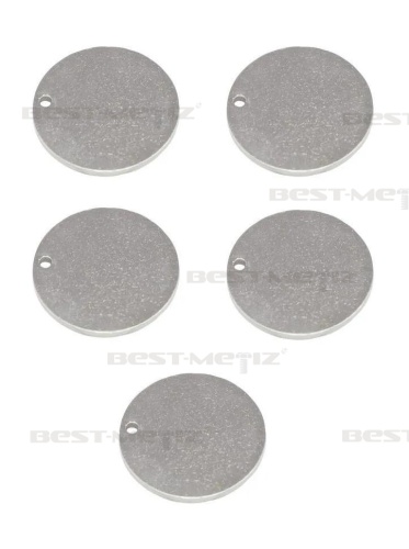 Круг D25 мм c 1 отверстием, нержавеющая сталь  от магазина "Крепёж и метизы" фото 3