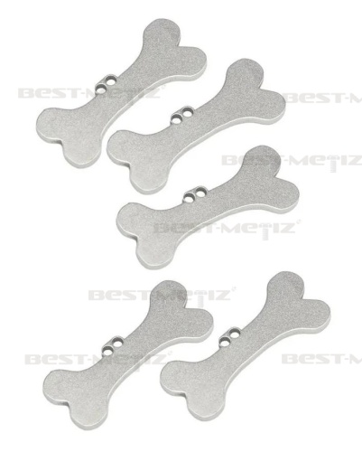 Косточка 47x20мм, c 2 отверстиями, нержавеющая сталь  от магазина "Крепёж и метизы" фото 3