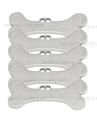 Косточка 47x20мм, c 2 отверстиями, нержавеющая сталь  от магазина "Крепёж и метизы" фото 4