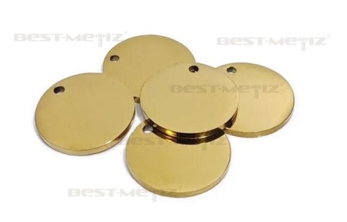 Круг D20 мм, c 1 отверстием, нержавеющая сталь  от магазина "Крепёж и метизы" фото 3