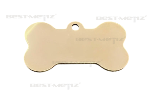 Косточка 40x22 мм, c 1 отверстием , нержавеющая сталь  от магазина "Крепёж и метизы" фото 3