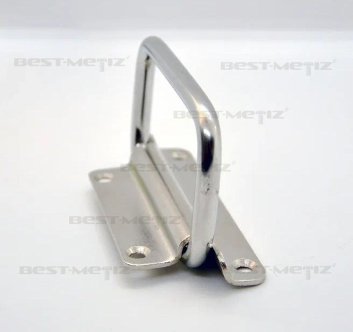 Ручка откидная 116х77 мм, оцинкованная сталь фото 4