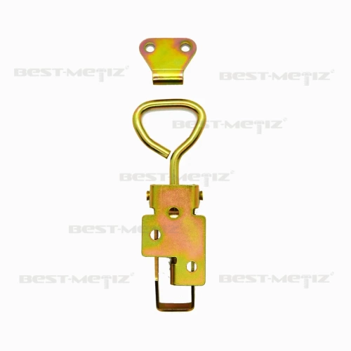 Замок регулируемый L=100-115, желтый цинк фото 2