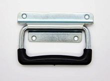 Ручка откидная с пластиковой рукояткой 4 ГОСТ 14225-83 L-115, оцинкованная сталь