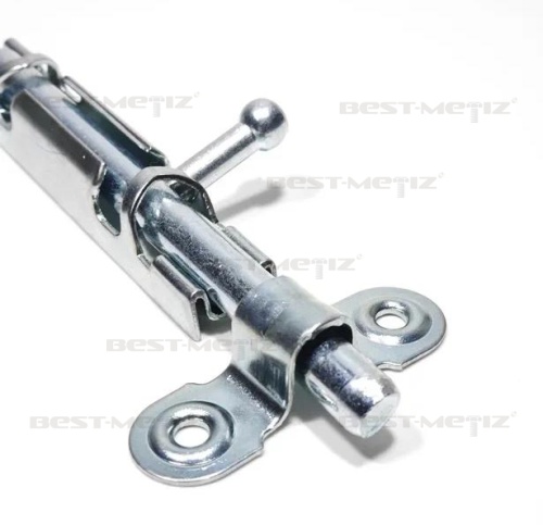 Шпингалет с ответной частью L=104, оцинкованная сталь фото 5