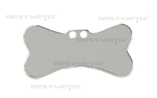 Косточка 40x20мм, c 2 отверстиями, нержавеющая сталь  от магазина "Крепёж и метизы"