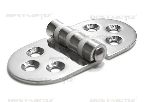 Петля накладная 40х80 мм, нержавеющая сталь  от магазина "Крепёж и метизы" фото 4