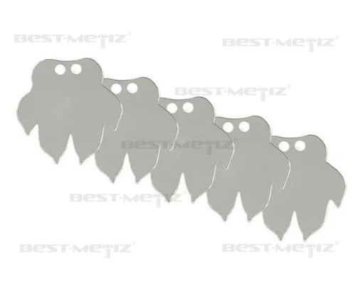 Лапка 35х35мм, с 2 отверстиями, нержавеющая сталь  от магазина "Крепёж и метизы" фото 3