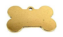 Косточка 38x25мм, с 1 отверстием, латунь  от магазина "Крепёж и метизы"