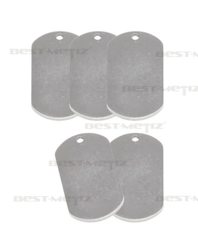 Жетон  45x25 мм, с 1 отверстием , нержавеющая сталь  от магазина "Крепёж и метизы" фото 3