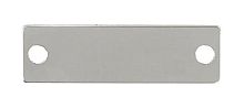 Пластина 50x15 мм, с 2 отверстиями, нержавеющая сталь  от магазина "Крепёж и метизы"