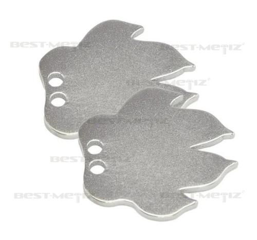 Лапка 28х28 мм,с 2 отверстиями, нержавеющая сталь  от магазина "Крепёж и метизы" фото 4