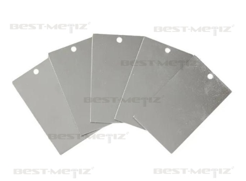 Прямоугольник 50x30 мм, с 1 отверстием, нержавеющая сталь  от магазина "Крепёж и метизы" фото 3