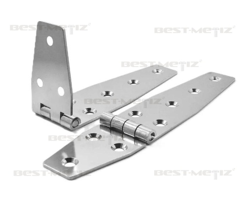 Петля большая трапециевидная 180х38 мм, нержавеющая  сталь  от магазина "Крепёж и метизы" фото 4