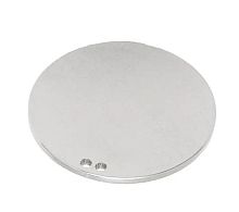 Круг D 37 мм, c 2 отверстиями, нержавеющая сталь  от магазина "Крепёж и метизы"