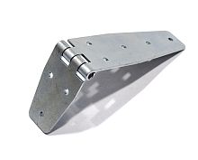 Петля накладная трапецивидная, оцинкованная сталь 180х38х2 мм  от магазина "Крепёж и метизы"