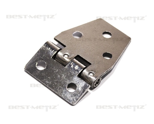 Петля накладная трапецивидная, нержавеющая сталь 60х40х2 мм  от магазина "Крепёж и метизы"