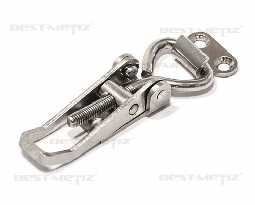 Замок-стяжка регулируемый, нержавеющая сталь, полированный  от магазина "Крепёж и метизы"