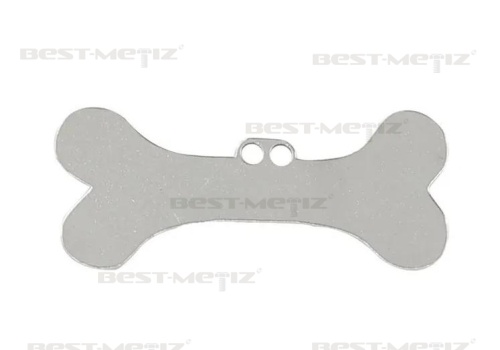 Косточка 47x20мм, c 2 отверстиями, нержавеющая сталь  от магазина "Крепёж и метизы"