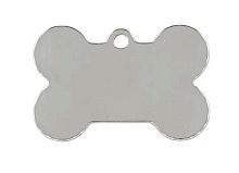 Косточка 38x25мм, с 1 отверстием, нержавеющая сталь  от магазина "Крепёж и метизы"