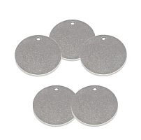 Круг D37 мм, c 1 отверстием, нержавеющая сталь   от магазина "Крепёж и метизы"