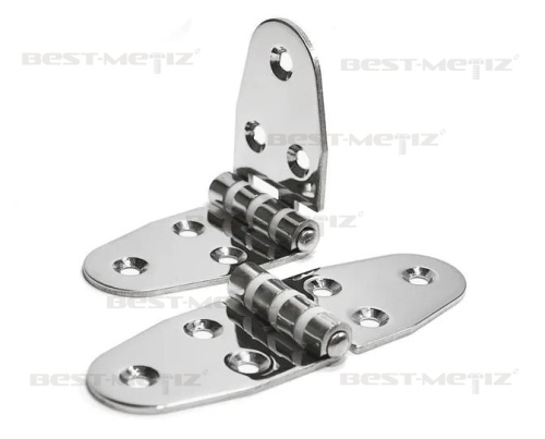 Петля накладная бесшумная 120х40 мм, нержавеющая сталь  от магазина "Крепёж и метизы" фото 3