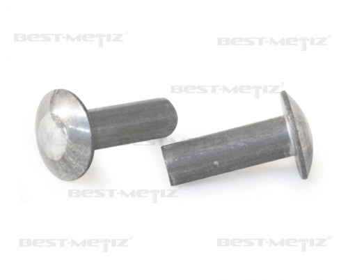Картинка Заклёпка с плоско-скруглённой головкой ОСТ 1 34075-85 от магазина "Крепёж и метизы" Заклёпка с плоско-скруглённой головкой ОСТ 1 34075-85 от магазина "Крепёж и метизы"